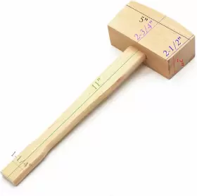 WEICHUAN6F-4ED6-4JLN WEICHUAN Unfinished Beech Wood Mallet #3
