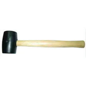 6DWL0 WESTWARD Rubber Mallet Hickory