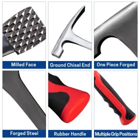 767311485826 WISEPRO Hammer Brick Steel Geologists #3