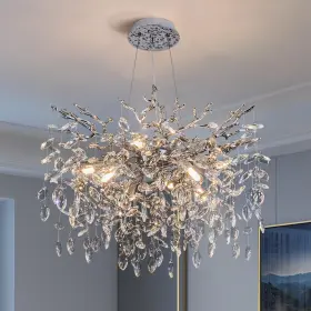 CHL-2302-D600 WITKEY Crystal Chandelier Light Pendant Dining