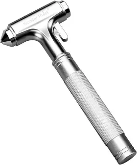 BUA111 WONDER POINT Car Safety Hammer Glass Breaker Seat Belt