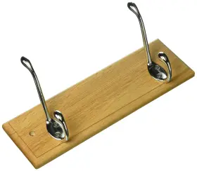 878963000944 WOODEN MALLET Hook Coat Rack Light Oak