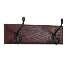 878963007899 WOODEN MALLET Hooks Mahogany Coat Rack