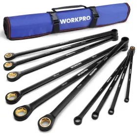 W003366A WORKPRO Double Box Wrenches Set Ratcheting