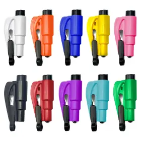 AW-SC10 WOZUGOY Pack Window Breaker Seatbelt Cutter Car Tool