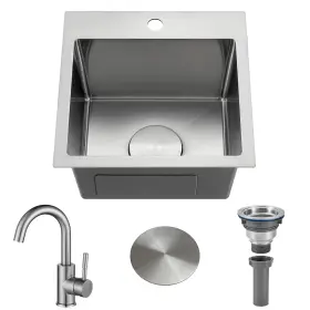 U15SINK WUPSTE Bar Sink Steel Single Bowl Rv Kitchen