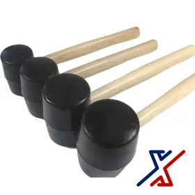 XIE-HAN-HAM-MAL-1010 X1TOOLS Rubber Mallet Ergonomic Wood