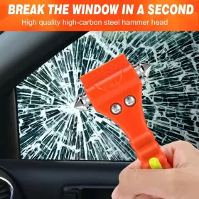 756594415958 XAPWELL Car Safety Hammer Window Glass Breaker #2