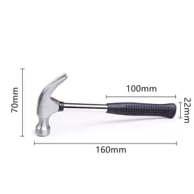 745245506367 XIGUI Mini Hammer Claw Rubber Handle Household #2