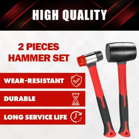 689999160409 YIYITOOLS Hammer Set Rubber Mallet Double Faced #3