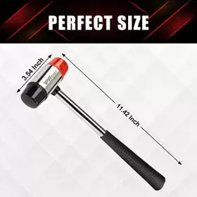 791391808091 YIYITOOLS Double Faced Mallet Hammer Jewelry #2