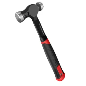 974831044356 YIYITOOLS Ball Peen Hammer Fiberglass Handle