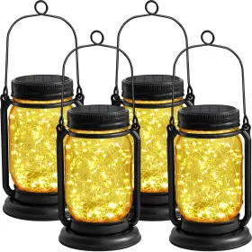 760053729838 YJFWAL Solar Lantern Lights Pack Waterproof