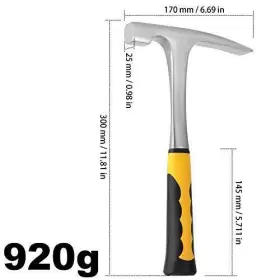 785912327840 ZEONHAK Hammer Skid Handle Steel Forged #2