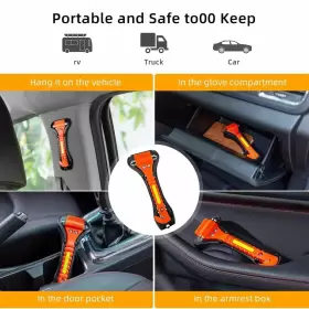 738295267203 ZHSX Safety Hammer Pack Car Emergency Escape #3