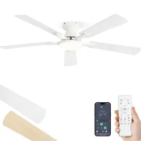 BJ52 ZMISHIBO Ceiling Fan Flush Mount Led Light Remote