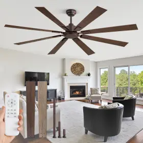 ZMF72JYBR11 ZMISHIBO Ceiling Fan Blade Motor Remote Control