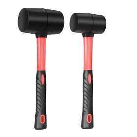 762849004099 ZUZUAN Fiberglass Handle Rubber Mallet Hammer