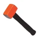 WESTWARD 24Z026 Sledge Hammer,2-1/2 lb.,12,Rubber/Steel 24Z026