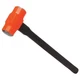 Westward 24Z031 Sledge Hammer, 6 Lb., 30 In, Rubber/Steel