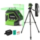 Laser Level 60 Inch Tripod Self Leveling Green Cross Line 621CGT Huepar Plumb