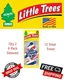 Little Trees 67068 Fresh Shave Hanging Air Freshener for Car & Home 12 Pack!