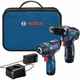 Bosch 12V Max 3/8 Inch Drill/driver, 1/4 Inch Hex Impact Driver And 2Ah Battery