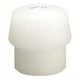 Halder Simplex 3208060 Hammer Tip, 2 3/8 In, Hard, White