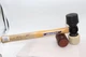 Vaughan RM24 Rubber Mallet Hammer Nonmarring, Hickory Handle Striking Tool 24oz.