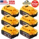 Pack For DeWalt 20V 20Volt Max XR 8.0AH Lithium Battery DCB206-2 DCB205-2 DCB200
