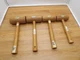Lot of 4 Garland Wooden Mallet/Hammers-12002, 12004, Ky60W5 & Ky60W3 Free Ship!