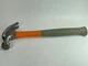 HDX 16 oz. Fiberglass 11" Handle Claw Hammer Orange Grey 345-339