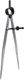 ZLKSKER 8 Inch Adjustable Lockable Steel Wing Divider, 8 inches, Silver 