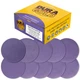 Dura-Gold Premium 6" Purple Film Ceramic Sanding Discs, 50 Disc Variety Pack,...