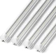 Barrina 8FT LED Shop Lights, 72W 10000LM 5000K, Daylight 8FT-4 Packs, 5000K 