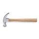 Westward 2Dbp8 Curved Claw Hammer, 20 Oz, Hickory Handle