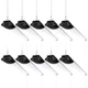 LED Shop Lights 4FT 84W 10000LM 5000K 10 Pack Barrina BS84 Workshop Utility Pull