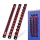 WORKPRO Magnetic Socket Organizer Set, 3 Pieces-1/4", 3/8" & 1/2" DR, Red 
