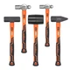 HORUSDY 5PC Hammer Set 16/32OZ Ball Pain 32OZ Rubber 3lb Sledge 3lb Cross Hammer