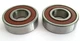 TWO NTN 6203LLU  Deep Groove Single Row Radial Ball Bearing C3 Double Sealed USA