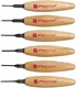 Flexcut Mixed Profile Micro 1.75" Wood Handle Tool Set