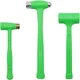 GRIP 3 pc Deadblow Multi-Purpose Hammer Set - 12 oz Brass Hammer, 1 lb Ball Peen