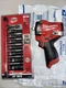 Milwaukee FUEL M12 3/8&rdquo; Stubby 2562-20 & 8 PC Sockets