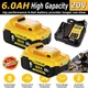 20V For DeWalt 20 VOLT Max XR 6.0AH Lithium-Ion Battery DCB200-2 DCB208-2,DCB200