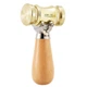 HONGDUI KM18 Woodworking Brass Chisel Mallet, 22Ounce Mallet Hammer