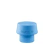 Halder 3201.051 Simplex Replacement Face Insert, Soft Blue Rubber, Non-Marring