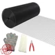 Vorlaxen Black Hardware Cloth 1/2in, 24inx100ft, Welded Wire Mesh