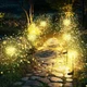 Solar Garden Lights 120LED 6 Pack Outdoor Fairy Firework Warm White GIGALUMI