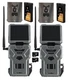 Spypoint Flex S Dark No Glow IR Solar Dual Sim Cellular Trail Camera Kit 2 Pack