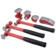 Titan 15084 Autobody Hammer Set, 7-Piece, Fiberglass Handles, Heat-Treated